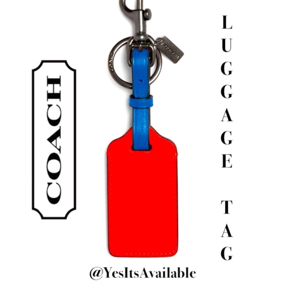 Coach Other - NEW Coaxh Luggage Tag Color Bock Unisex